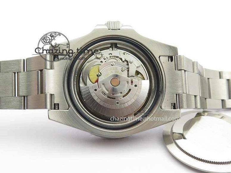 0524 Soft GMT-Master II 116759 SS Bp-Maker Black Ruby Crystal Diamond Dial On SS Bracelet A 3766